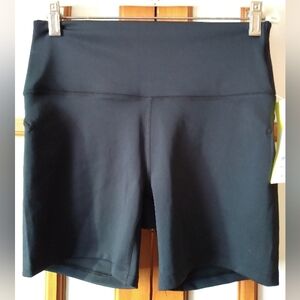 Women's All In Motion Black Athletic Shorts, New With Tag